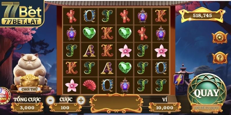 Mèo chiêu tài 77Bet mang đến trải nghiệm nổ hũ may mắn