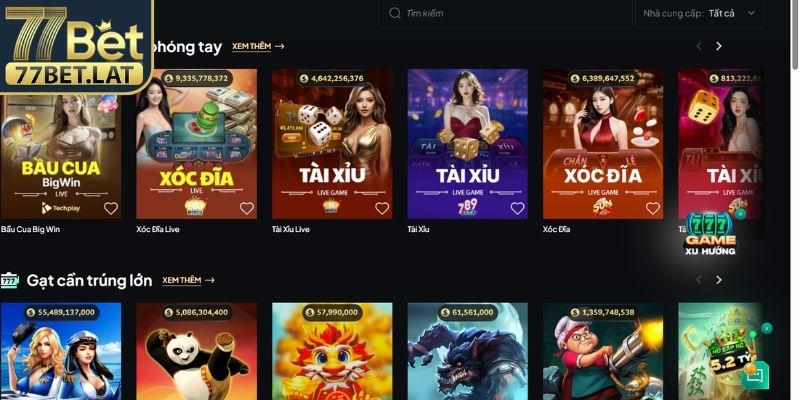 Sảnh EBET 77Bet – Không Gian Trực Tuyến Chuẩn Mực Quốc Tế 2 Sicbo sảnh EBET 77Bet – giao diện trực quan vận hành mượt ổn định