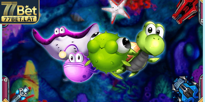 Không gian vua bắn cá 77Bet sống động